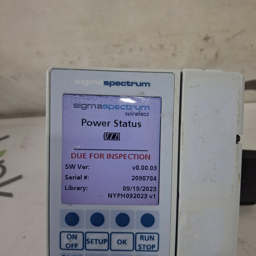 Baxter Baxter Sigma Spectrum 8.00.03 w/o Battery Infusion Pump Infusion Pump reLink Medical