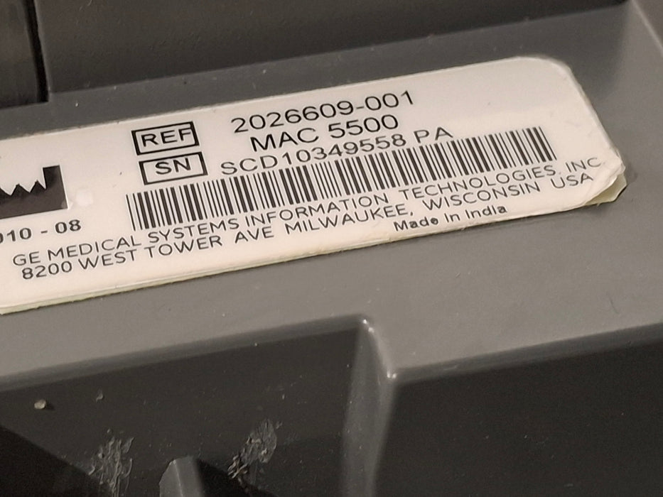 GE Healthcare GE Healthcare MAC 5500 HD ECG without CAM Module Cardiology reLink Medical