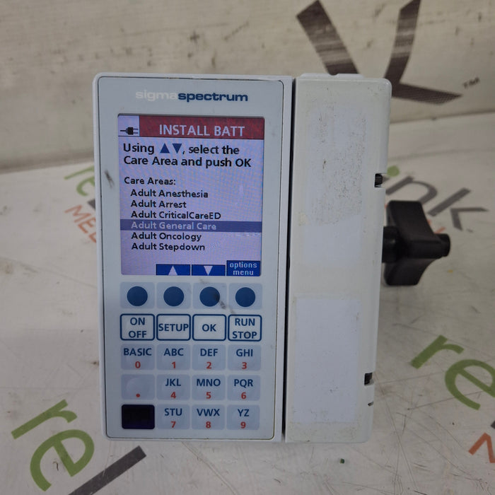 Baxter Sigma Spectrum 8.01.00 w/o Battery Infusion Pump