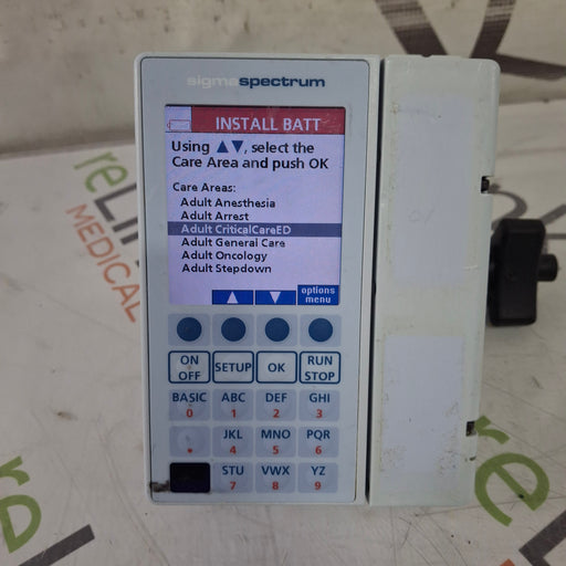 Baxter Baxter Sigma Spectrum 8.00.03 w/o Battery Infusion Pump Infusion Pump reLink Medical