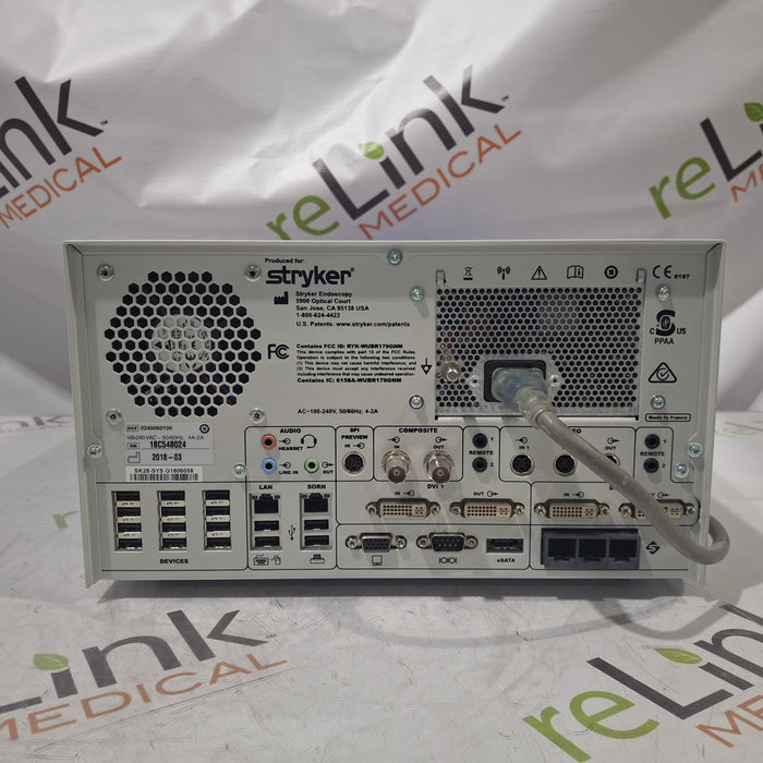 Stryker Stryker SDC3 240 060 100 Image Management System Rigid Endoscopy reLink Medical