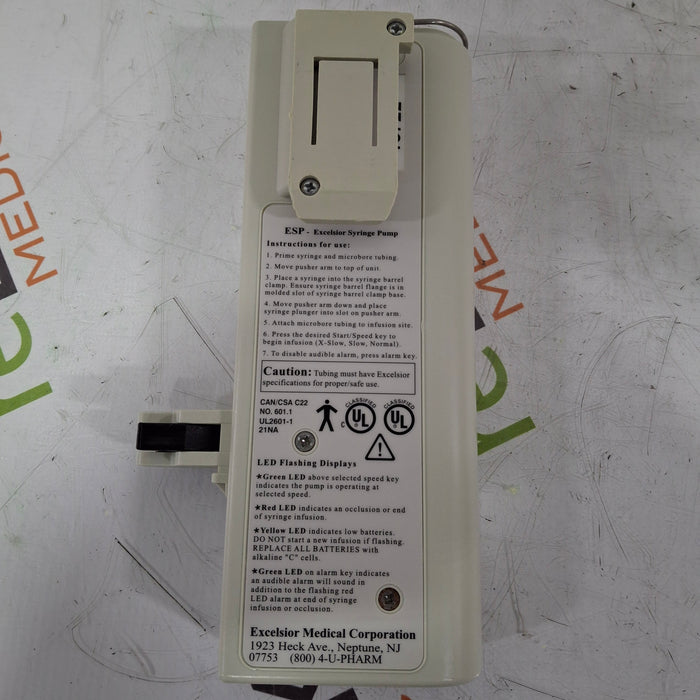 Excelsior ESP60 Syringe Infusion Pump