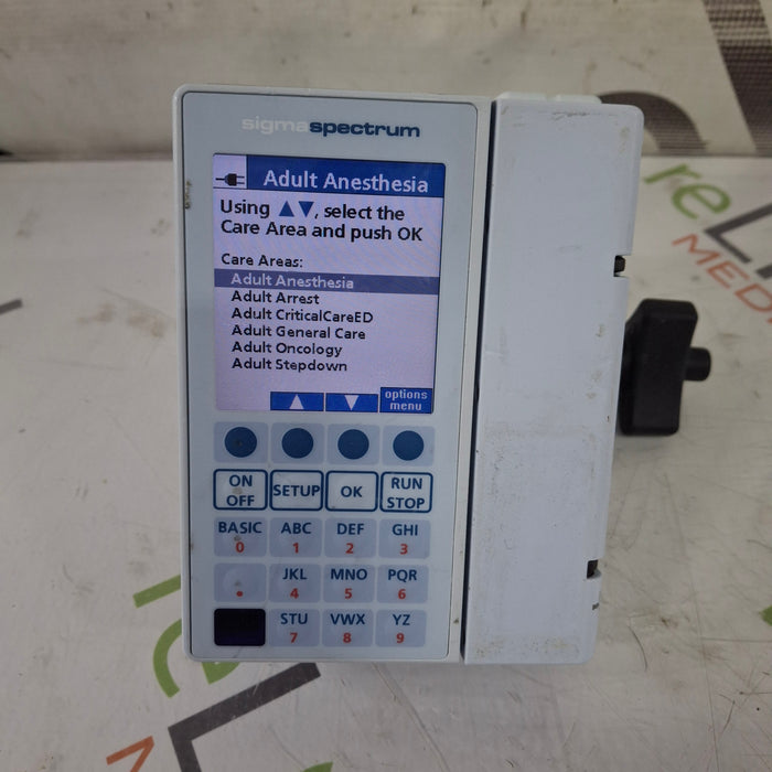 Baxter Sigma Spectrum 8.01.00 w/o Battery Infusion Pump