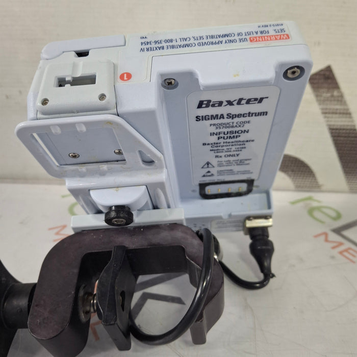 Baxter Sigma Spectrum 8.01.00 w/o Battery Infusion Pump