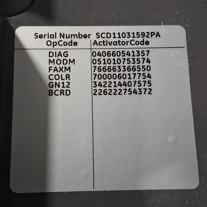 GE Healthcare GE Healthcare MAC 5500 ECG without CAM Module Cardiology reLink Medical