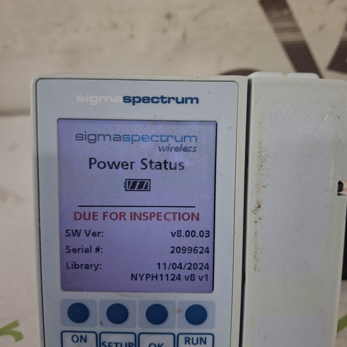 Baxter Baxter Sigma Spectrum 8.00.03 w/o Battery Infusion Pump Infusion Pump reLink Medical