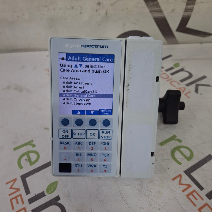 Baxter Baxter Sigma Spectrum 8.00.03 w/o Battery Infusion Pump Infusion Pump reLink Medical