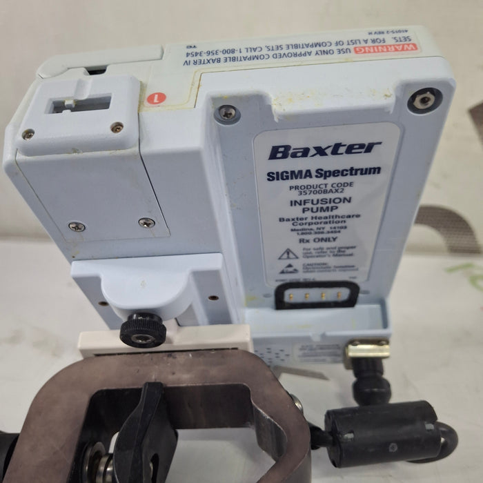 Baxter Baxter Sigma Spectrum 8.00.03 w/o Battery Infusion Pump Infusion Pump reLink Medical