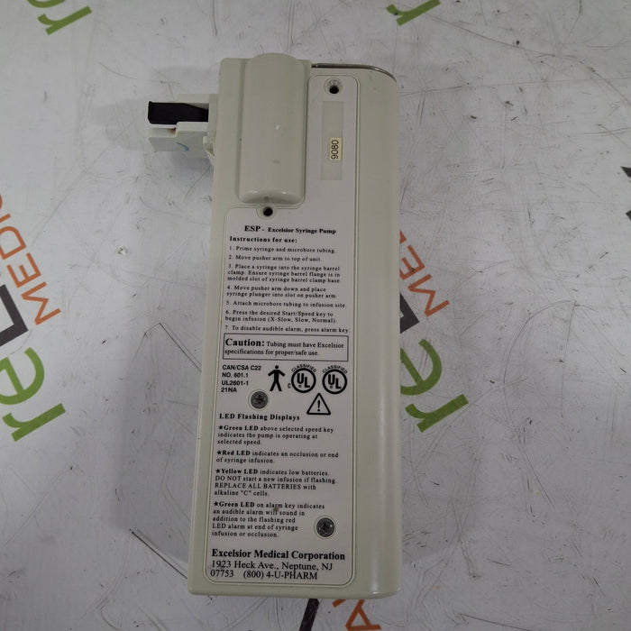 Excelsior ESP Syringe Infusion Pump