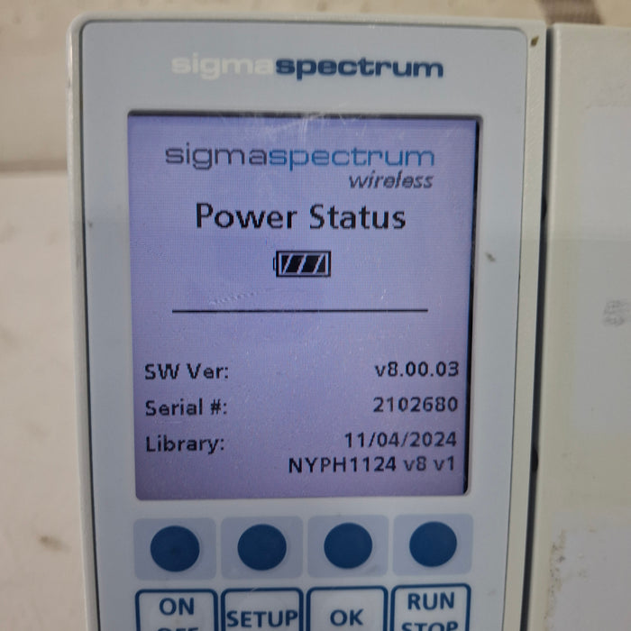 Baxter Baxter Sigma Spectrum 8.00.03 w/o Battery Infusion Pump Infusion Pump reLink Medical