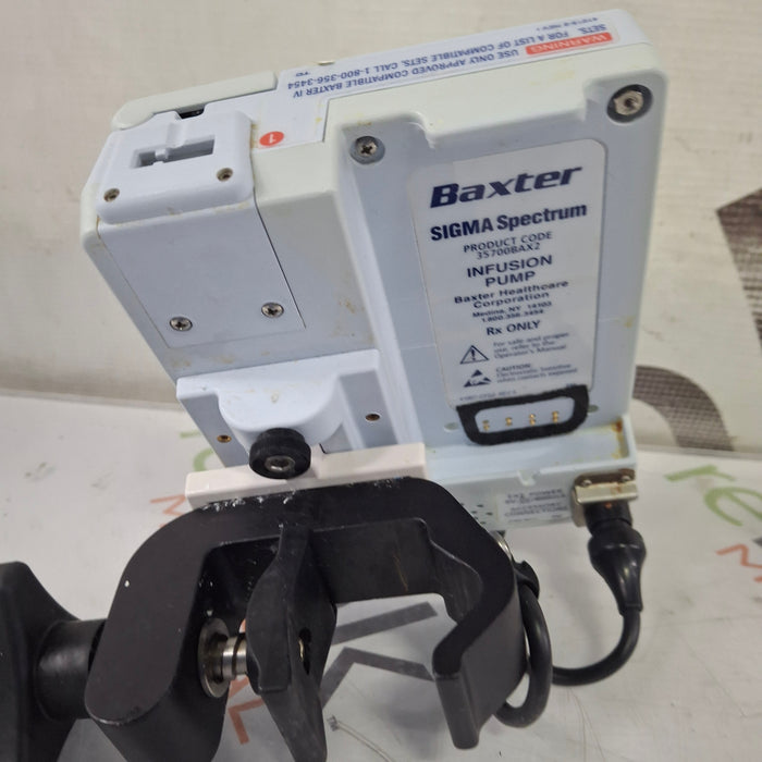 Baxter Baxter Sigma Spectrum 8.01.00 w/o Battery Infusion Pump Infusion Pump reLink Medical
