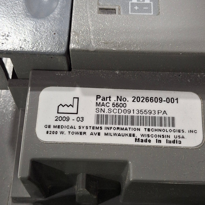 GE Healthcare GE Healthcare MAC 5500 ECG without CAM Module Cardiology reLink Medical