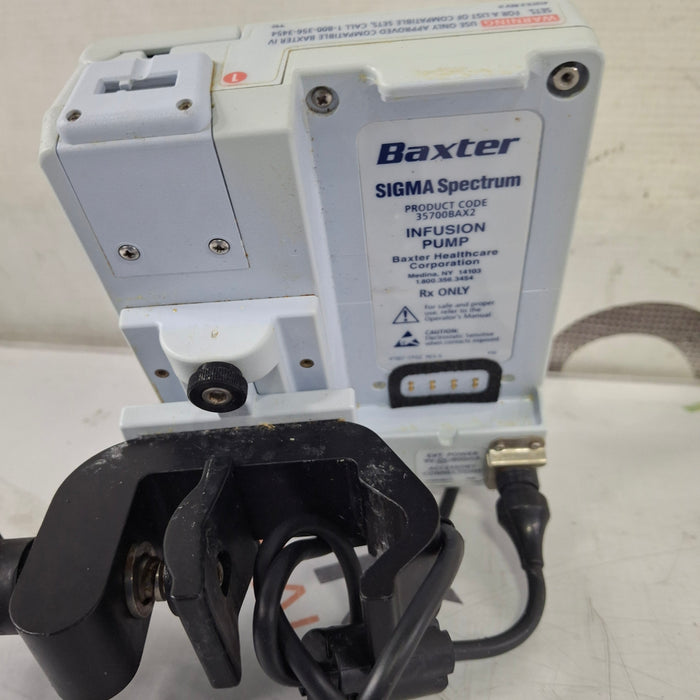 Baxter Baxter Sigma Spectrum 8.00.03 w/o Battery Infusion Pump Infusion Pump reLink Medical