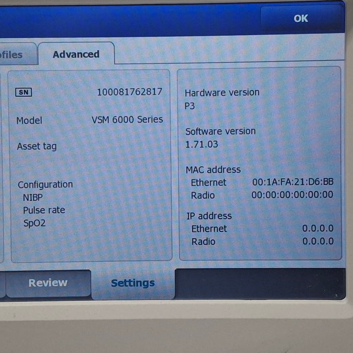 Welch Allyn Welch Allyn Connex 6400 64NXXX - Nellcor SpO2 Vital Signs Monitor Patient Monitors reLink Medical