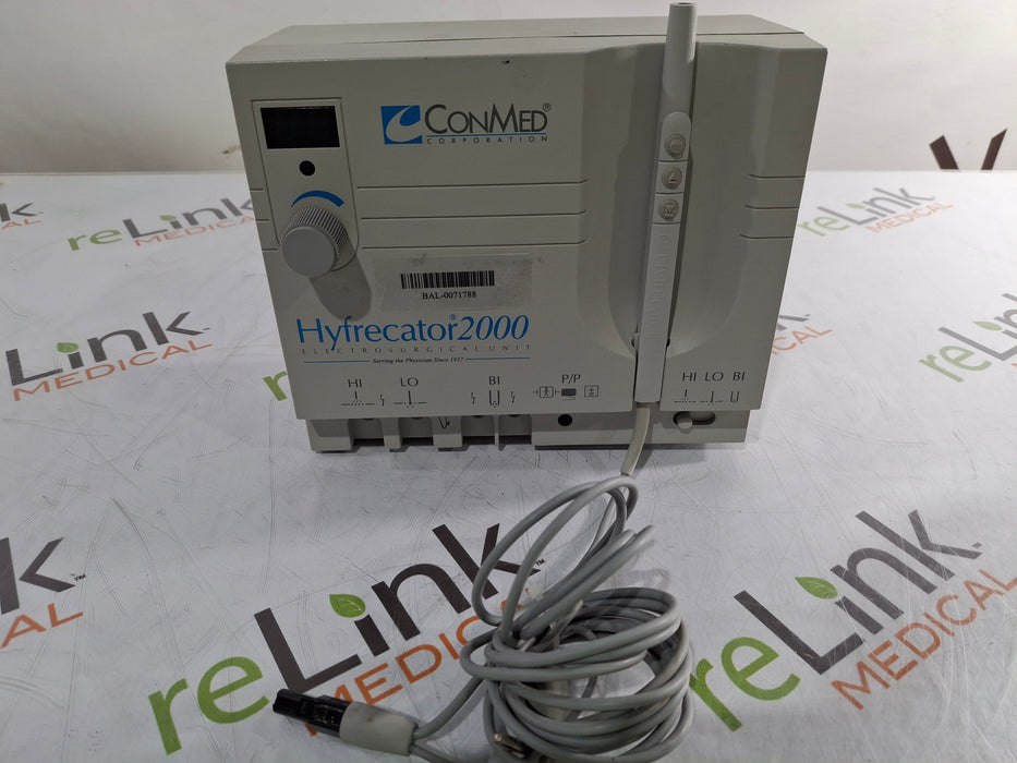 ConMed Hyfrecator 2000 Electrosurgical Unit