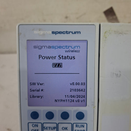 Baxter Baxter Sigma Spectrum 8.00.03 w/o Battery Infusion Pump Infusion Pump reLink Medical