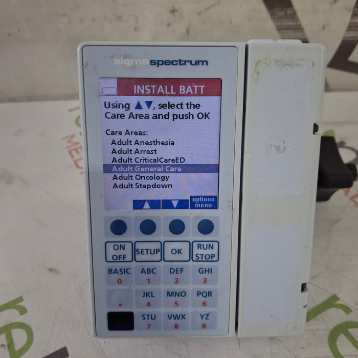 Baxter Baxter Sigma Spectrum 8.00.03 w/o Battery Infusion Pump Infusion Pump reLink Medical