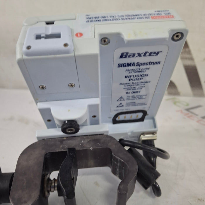 Baxter Baxter Sigma Spectrum 8.00.03 w/o Battery Infusion Pump Infusion Pump reLink Medical