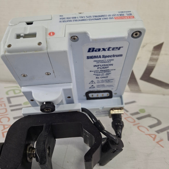 Baxter Baxter Sigma Spectrum 8.00.03 w/o Battery Infusion Pump Infusion Pump reLink Medical