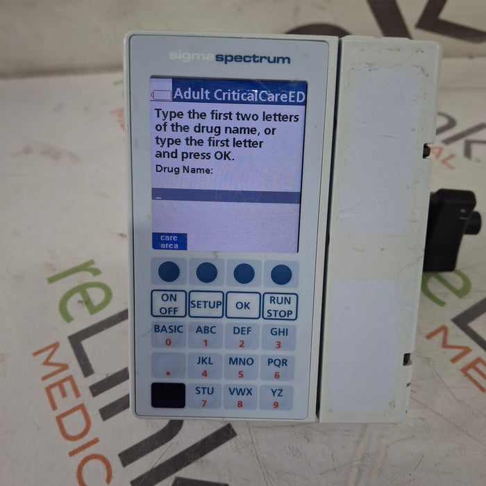 Baxter Baxter Sigma Spectrum 8.00.03 w/o Battery Infusion Pump Infusion Pump reLink Medical