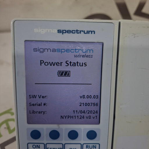 Baxter Baxter Sigma Spectrum 8.00.03 w/o Battery Infusion Pump Infusion Pump reLink Medical