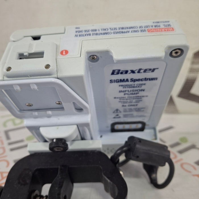 Baxter Baxter Sigma Spectrum 8.00.03 w/o Battery Infusion Pump Infusion Pump reLink Medical