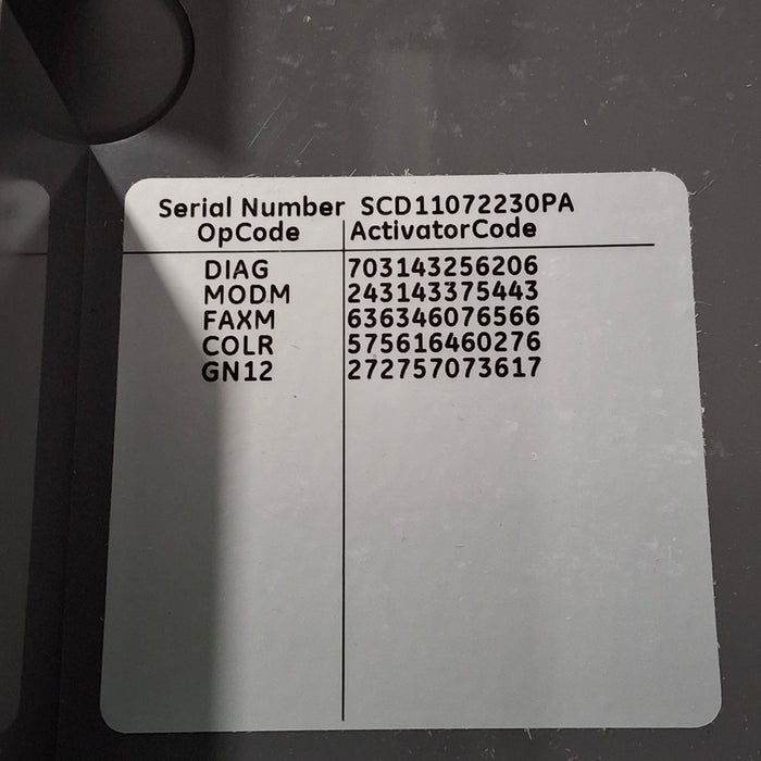 GE Healthcare GE Healthcare MAC 5500 ECG without CAM Module Cardiology reLink Medical