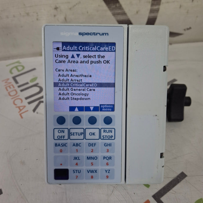 Baxter Baxter Sigma Spectrum 8.00.03 w/o Battery Infusion Pump Infusion Pump reLink Medical