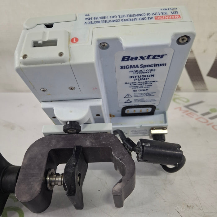 Baxter Baxter Sigma Spectrum 8.00.03 w/o Battery Infusion Pump Infusion Pump reLink Medical