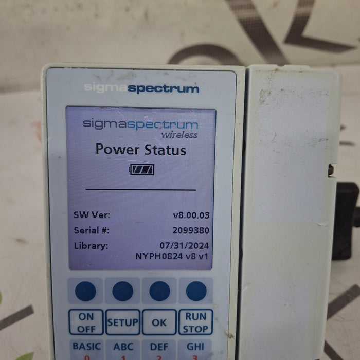Baxter Baxter Sigma Spectrum 8.00.03 w/o Battery Infusion Pump Infusion Pump reLink Medical