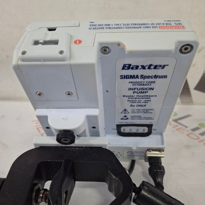 Baxter Baxter Sigma Spectrum 8.00.03 w/o Battery Infusion Pump Infusion Pump reLink Medical