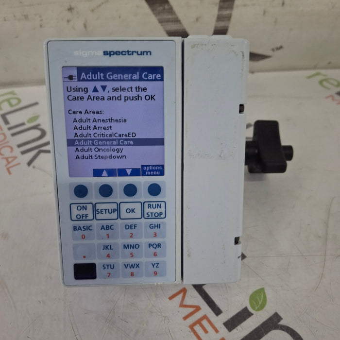 Baxter Sigma Spectrum 8.00.04 w/o Battery Infusion Pump