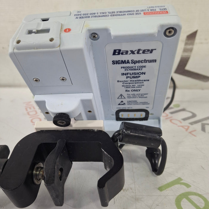 Baxter Sigma Spectrum 8.00.04 w/o Battery Infusion Pump