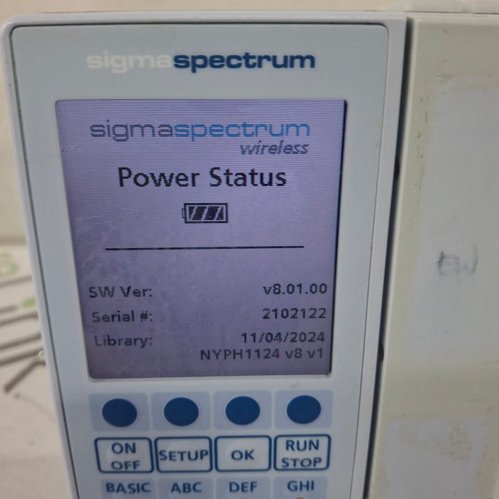 Baxter Baxter Sigma Spectrum 8.01.00 w/o Battery Infusion Pump Infusion Pump reLink Medical