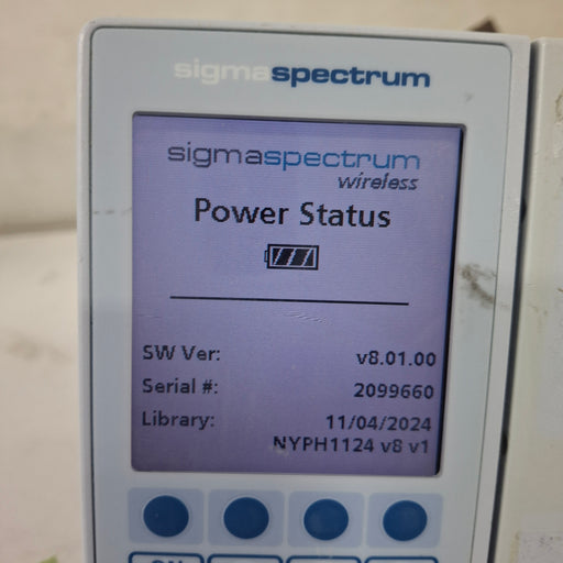 Baxter Baxter Sigma Spectrum 8.01.00 w/o Battery Infusion Pump Infusion Pump reLink Medical