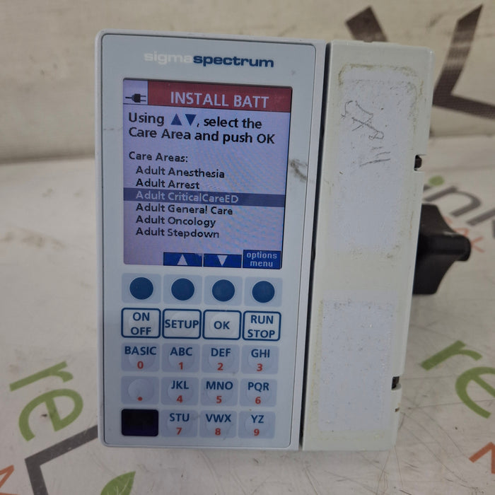 Baxter Baxter Sigma Spectrum 8.01.00 w/o Battery Infusion Pump Infusion Pump reLink Medical
