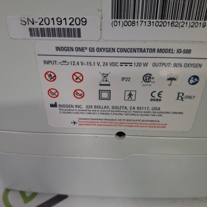 Inogen Inogen G5 Oxygen Concentrator Respiratory reLink Medical