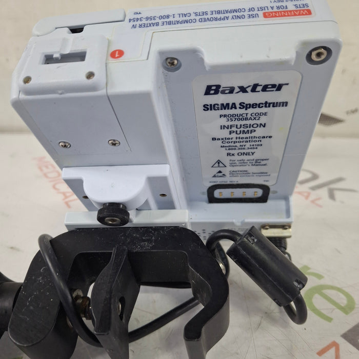 Baxter Baxter Sigma Spectrum 8.01.00 w/o Battery Infusion Pump Infusion Pump reLink Medical