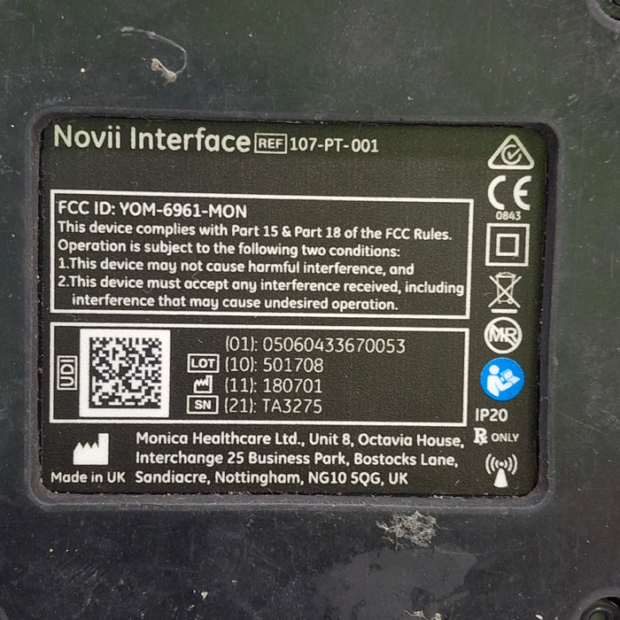 Monica Healthcare Limited Monica Healthcare Limited 107-PT-001 Fetal Monitor Patient Monitors reLink Medical