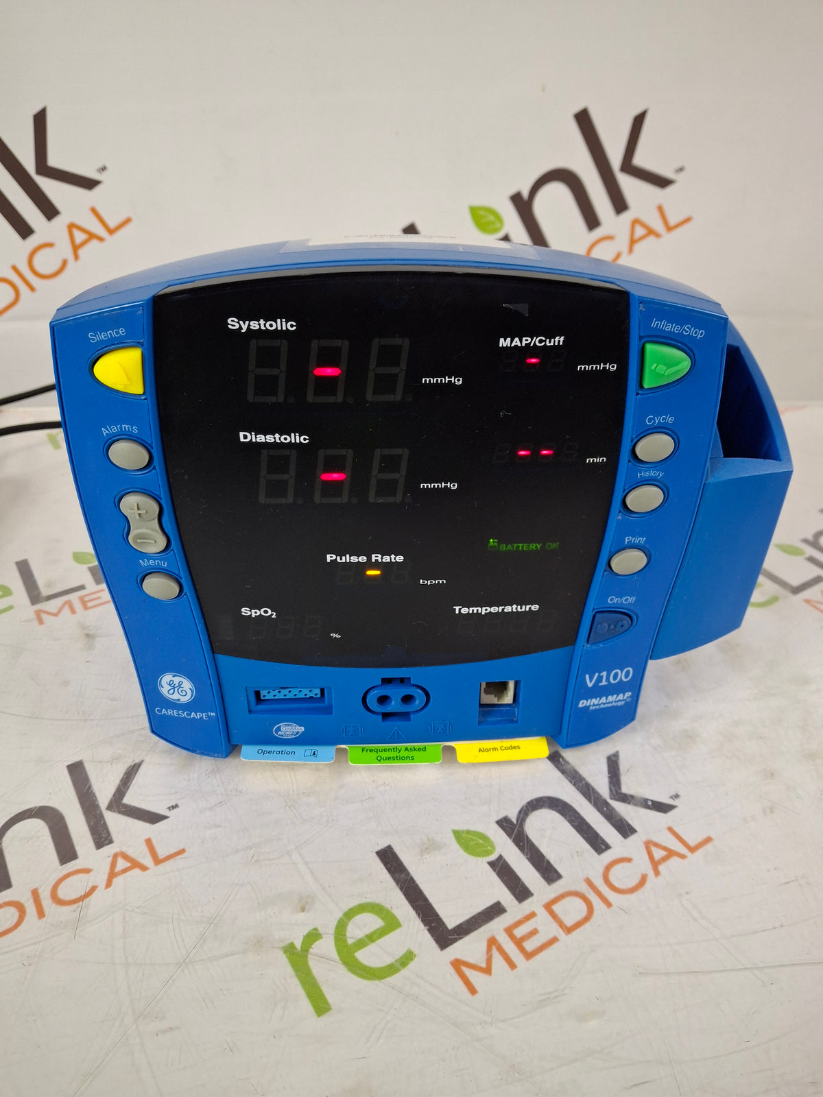 GE Healthcare Dinamap V100 - NIBP Vital Signs Monitor