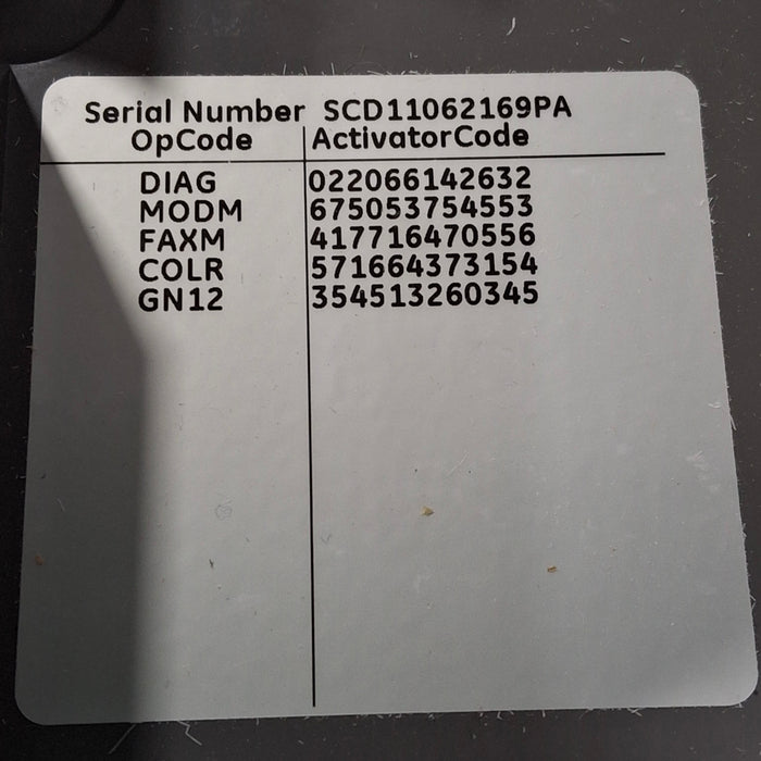 GE Healthcare GE Healthcare MAC 5500 ECG without CAM Module Cardiology reLink Online