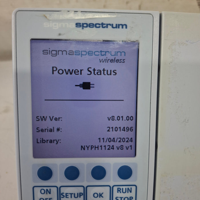 Baxter Baxter Sigma Spectrum 8.01.00 w/o Battery Infusion Pump Infusion Pump reLink Medical