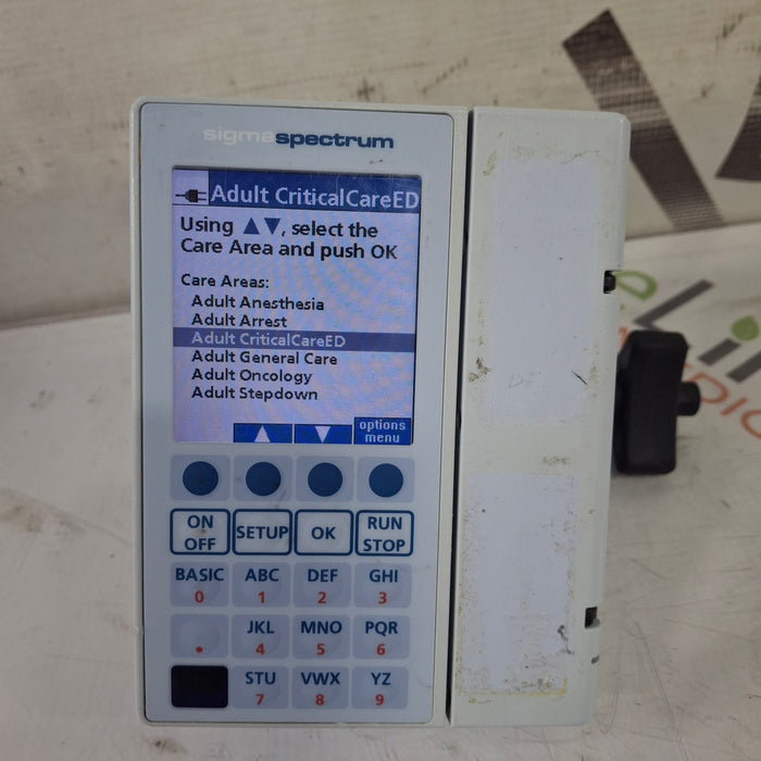 Baxter Sigma Spectrum 8.00.04 w/o Battery Infusion Pump
