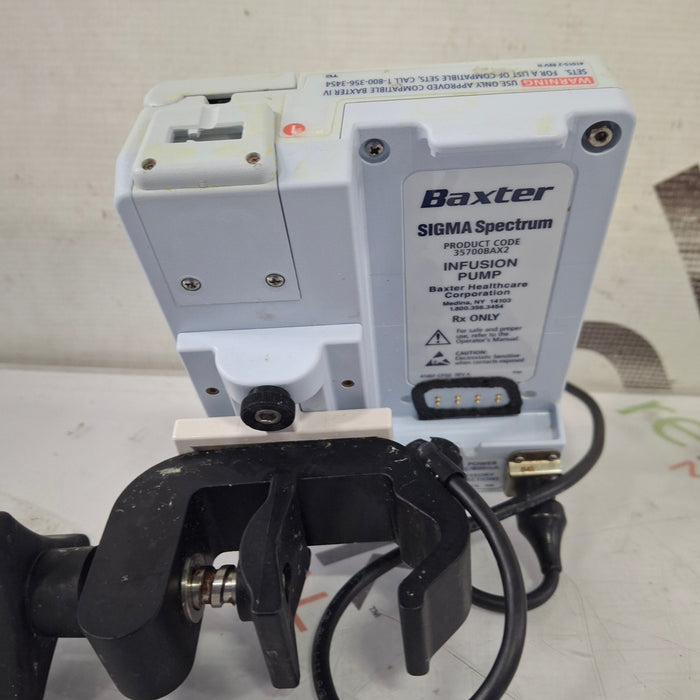 Baxter Sigma Spectrum 8.00.04 w/o Battery Infusion Pump