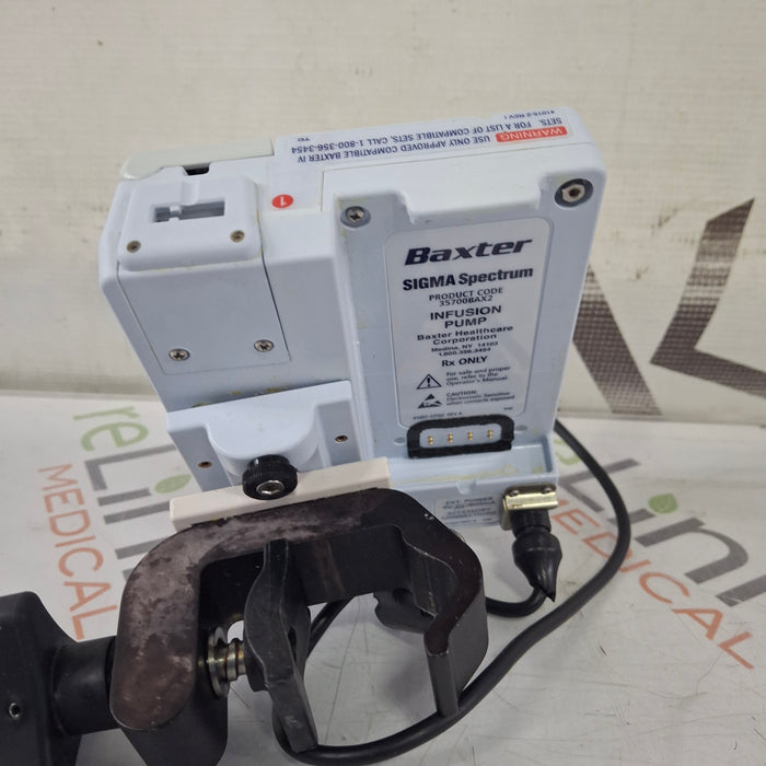 Baxter Sigma Spectrum 8.00.05 w/o Battery Infusion Pump