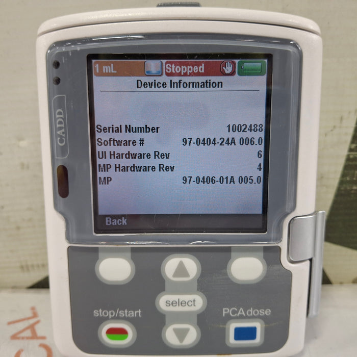 Smiths Medical CADD Solis 2100 Ambulatory Infusion Pump