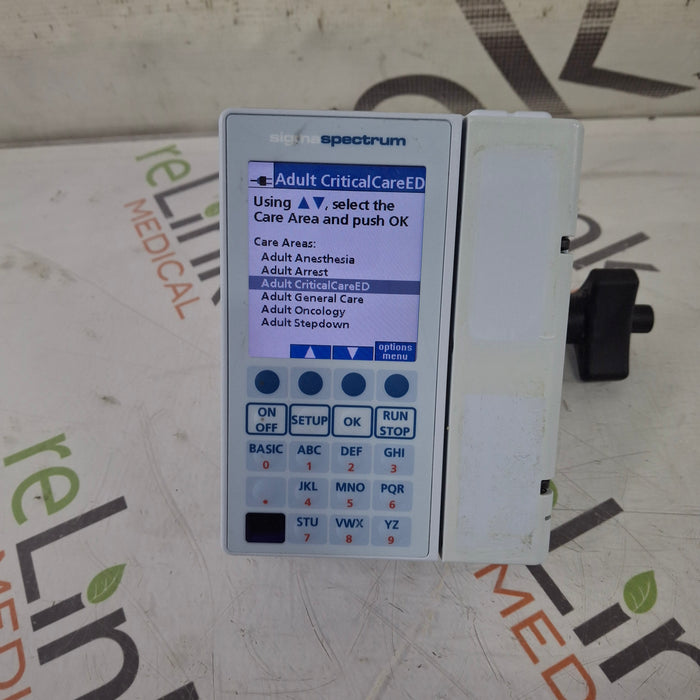 Baxter Sigma Spectrum 8.01.00 w/o Battery Infusion Pump