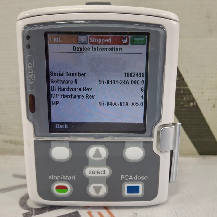 Smiths Medical CADD Solis 2100 Ambulatory Infusion Pump