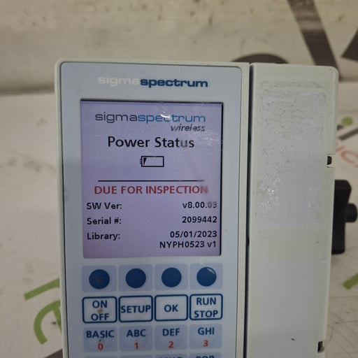 Baxter Baxter Sigma Spectrum 8.00.03 w/o Battery Infusion Pump Infusion Pump reLink Medical