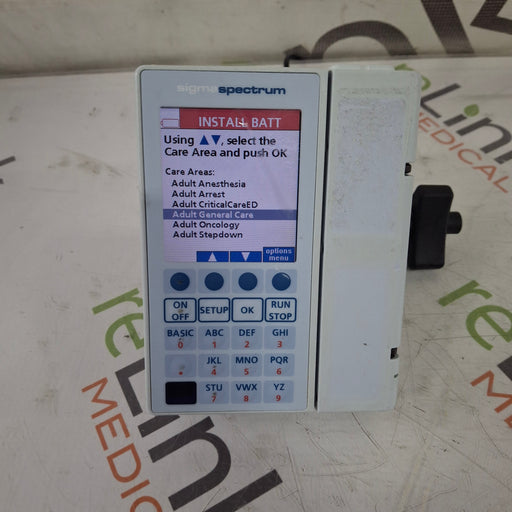 Baxter Baxter Sigma Spectrum 8.00.03 w/o Battery Infusion Pump Infusion Pump reLink Medical